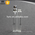 Empty Clear custom logo printed Glass perfume spray Tube Bottle